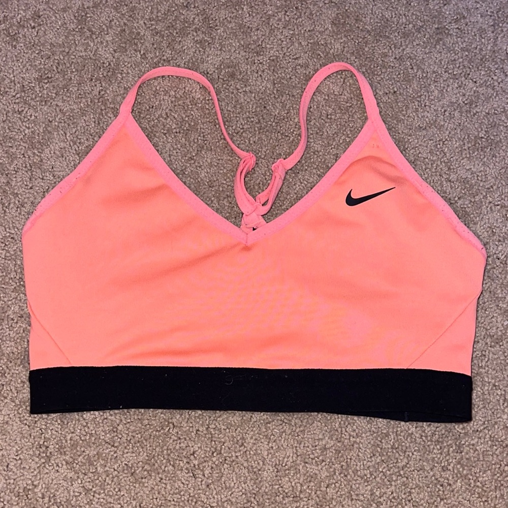 Nike peach bra